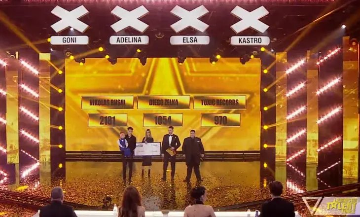 Nikolas Bushi fiton Albania’s Got Talent