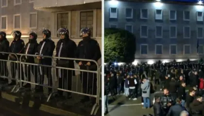 Nis zyrtarisht protesta kombëtare e PD-së, “blindohet” Tirana, 1350 efektivë në terren (VIDEO)