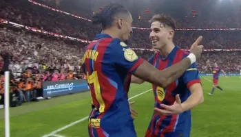 Një çmenduri e vërtetë në minutat shtesë, 3 gola të shënuar. Barcelona dhe Real Madrid dhurojnë spektakël, nuk ka fitues në pjesën e parë (video)
