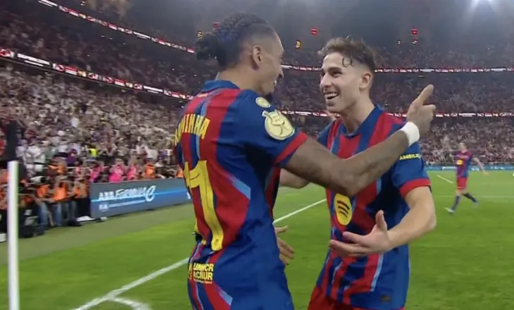 Një çmenduri e vërtetë në minutat shtesë, 3 gola të shënuar. Barcelona dhe Real Madrid dhurojnë spektakël, nuk ka fitues në pjesën e parë (video)