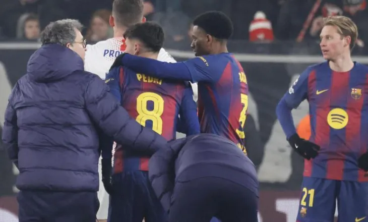 Pedri dëmtohet në Pragë. Nuk duket gjë serioze, por mund të mungojë disa javë