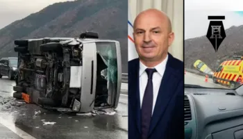 Pëllumb Salillari merr më qafë shoferët në Rrugën e Kombit, 20 aksidente nga ngrica dhe mungesa e kripës