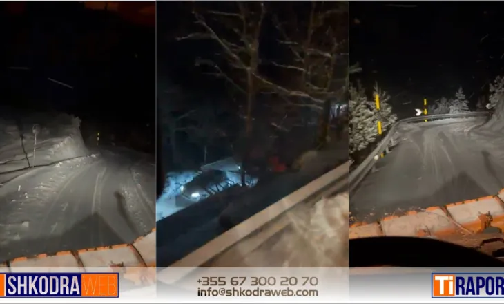 Përkeqësohet moti në qarkun e Shkodrës, 200 mjete tentojnë të lëvizin në drejtim të Koplikut…