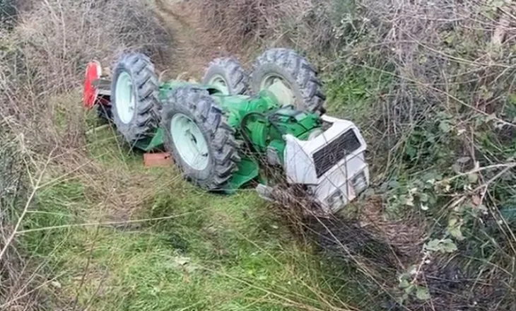 Përmbyset traktori në Lushnjë, dërgohet me urgjencë në spital 64-vjeçari (Emri)