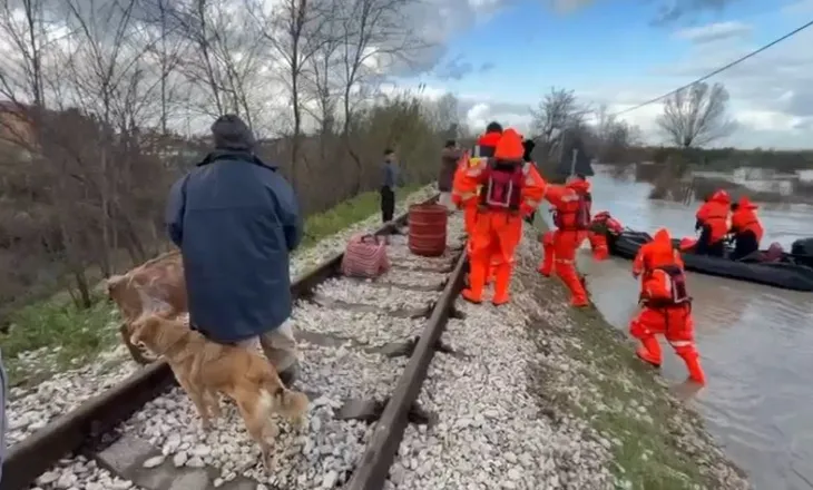 Përmbytet Novosela nga “ tërbimi” i Vjosës/ Policia nxjerr nga banesa dy të moshuarit, nuk pranonin të evakuoheshin