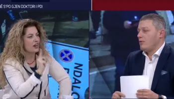 Përplasje e fortë në studio / Grimci: Çuat protestuesit më 21 janar të vriten. Muharremi: T’ju vijë turp, i keni duart me gjak