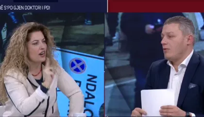 Përplasje e fortë në studio / Grimci: Çuat protestuesit më 21 janar të vriten. Muharremi: T’ju vijë turp, i keni duart me gjak