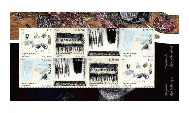 Posta e Kosovës nderon artistin Agim Salihu me emision pullash postare