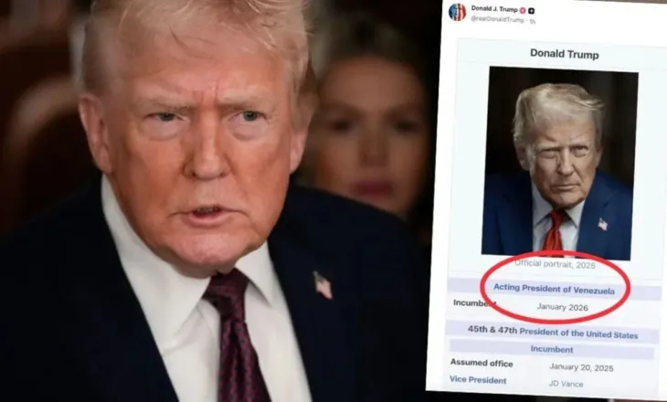 “President i Venezuelës”, postimi i Trump ngjall reagime ndërkombëtare