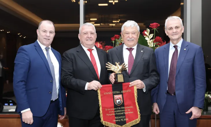 Presidenti Duka merr pjesë në Mbrëmjen Gala të 125-vjetorit të Federatës Hungareze të Futbollit