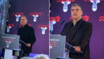 Protesta para Kryeministrisë/ Boçi: Ky s’është vendi i qeverisë, por i hajnisë! Blushi: Regjimet bien vetëm kur…