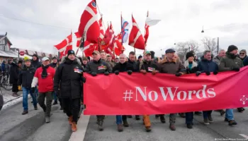 Protestë masive e veteranëve në Danimarkë kundër Trump