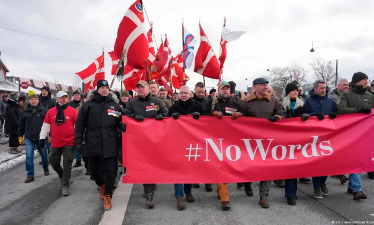 Protestë masive e veteranëve në Danimarkë kundër Trump