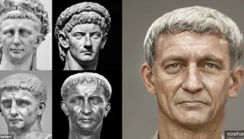 Punoi disa vjet që bustet e 54 perandorëve romakë t’i kthente në portrete “reale”, ja rezultati (Foto)