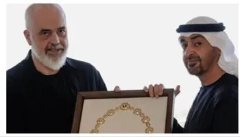 Rama nderohet nga presidenti i Emirateve të Bashkuara Arabe, kryeministri: Vlerësimi dhe respekti më i madh