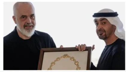 Rama nderohet nga presidenti i Emirateve të Bashkuara Arabe, kryeministri: Vlerësimi dhe respekti më i madh