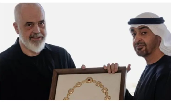 Rama nderohet nga presidenti i Emirateve të Bashkuara Arabe, kryeministri: Vlerësimi dhe respekti më i madh