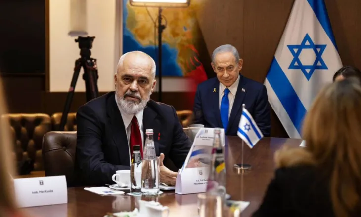 Rama në Izrael, takohet me kryeministrin Benjamin Netanyahu