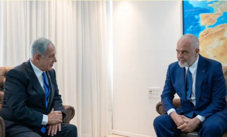 Rama takim me Netanyahun në Jerusalem, kryeministri do të mbajë një fjalim në Parlamentin izraelit