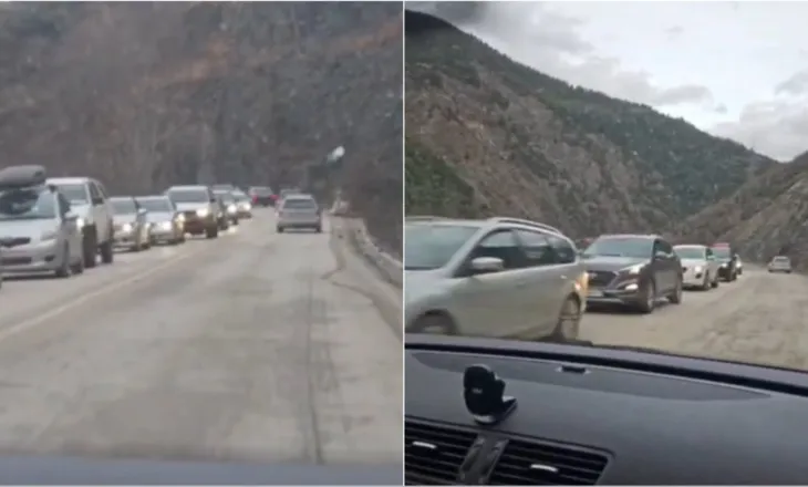 Rëndohet trafiku në aksin Përrenjas-Elbasan, pritet përkeqësimi i situatës në orët në vazhdim