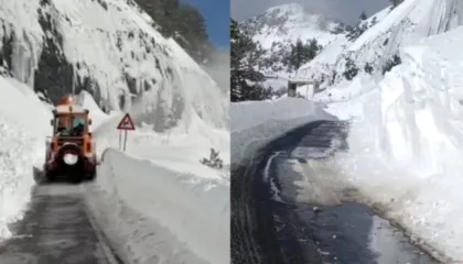 Rënia e ortekëve në Qafë Thorë, bllokohet segmenti rrugor, ndërpritet qarkullimi i automjeteve