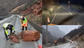 Rënie gurësh në rrugët e Kukësit, përmbyten disa lagje, banorët të izoluar