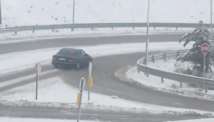 Reshje dëbore në zonat malore të qarkut të Elbasanit