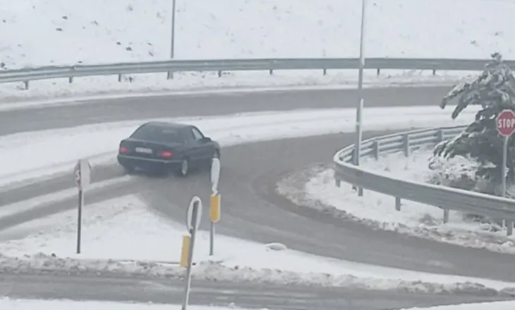 Reshje dëbore në zonat malore të qarkut të Elbasanit