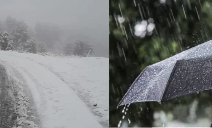 Reshje shiu e dëbore në disa zona, njihuni me parashikimin e motit për ditën e sotme