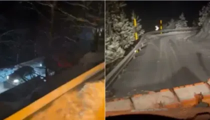 Reshjet e borës në Veri të vendit, mbi 200 mjete bllokohen në rrugë, mes tyre familje me fëmijë