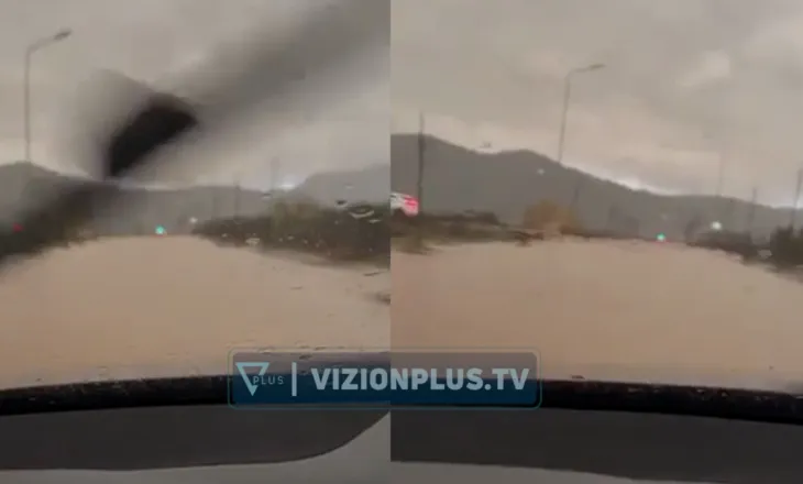 Reshjet e dendura në Vaun e Dejës, del nga shtrati përroi i Glinës, uji vërshon mes qytetit