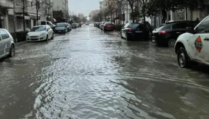 Reshjet e dendura të shiut, ja si paraqitet situata në qarkun e Shkodrës