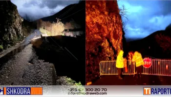 Rrëshqitje dherash në zonën e Dukagjinit, bllokohet qarkullimi në aksin Prekal- Ura e Shtrenjtë…