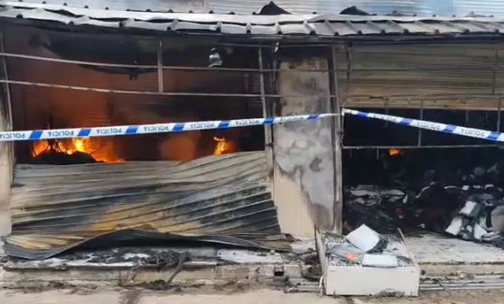 Rreth 200 dyqane të shkrumbuara nga flakët! Riaktivizohet vatra e zjarrit te “5 Maji”