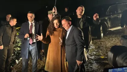 Rreziku nga vërshimet, Osmani dhe Kastrati inspektojnë digën e Mirushës