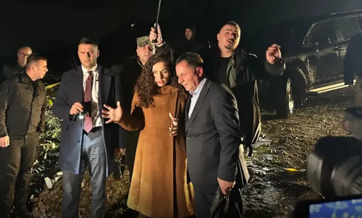 Rreziku nga vërshimet, Osmani dhe Kastrati inspektojnë digën e Mirushës