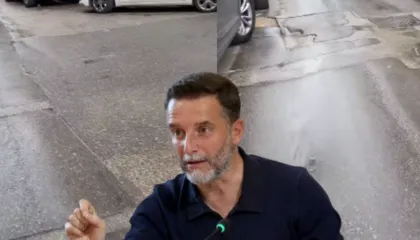 Rrugë të shkatërruara në kryeqytet, Braçe ‘ngre zërin’ dhe publikon videon: Gropat do bëhet më të mëdha, s’kanë ardhur as për t’i parë