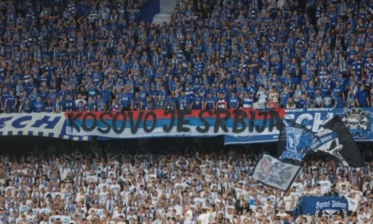 Shfaqja e banerit “Kosova është Serbi” në ndeshjen e Champions, UEFA merr vendimin për klubin e njohur