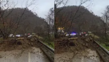 Shkalla e Zezë bllokon rrugën Tepelenë–Gjirokastër, automjetet presin radhë të gjata