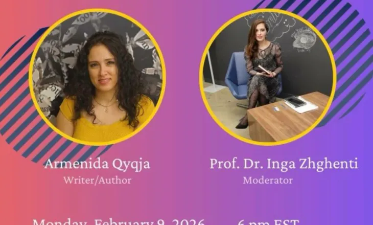 Shkrimtarja shqiptare Armenida Qyqja prezantohet në Harvard University të hënën…