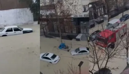 Shqipëria nën ujë! Në Durrës uji futet në qelitë e burgut