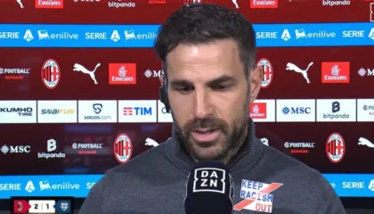 “Si t’ja shpjegoj djemve që humbëm një ndeshje të tillë”, Fabregasi habitet: Milani bëri 200 pasime, ne bëmë 700