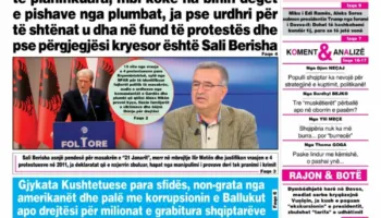 Sot do të lexoni në versionin print të gazetës SOT: