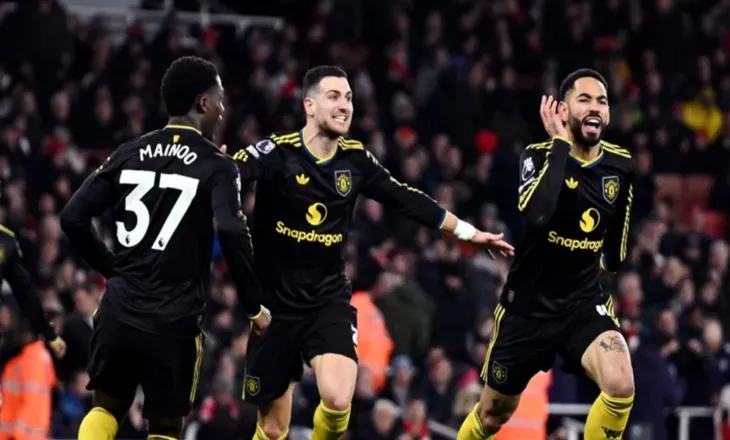 Spektakël në “Emirates”, Manchester United mposht Arsenalin dhe rihap sërish garën për titull në Angli