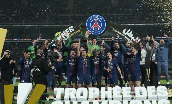 Spektakël në Kuvajt, PSG fiton Superkupën, dominim total në Francë (VIDEO)