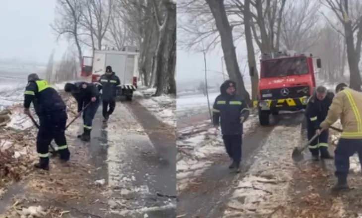 Stuhi dimërore në Kolonjë, qarkullimi rrugor i vështirësuar
