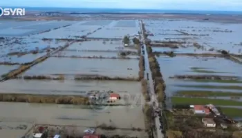 SYRI TV/ Çahet argjinatura e lumit Seman në Hasturkas, përmbytje masive në Libofshë, evakuohen banorët