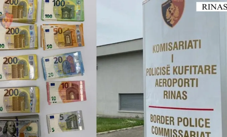 Tentoi të dalë nga Shqipëria me 70 mijë euro të padeklaruara, procedohet 45-vjeçarja nga Kina