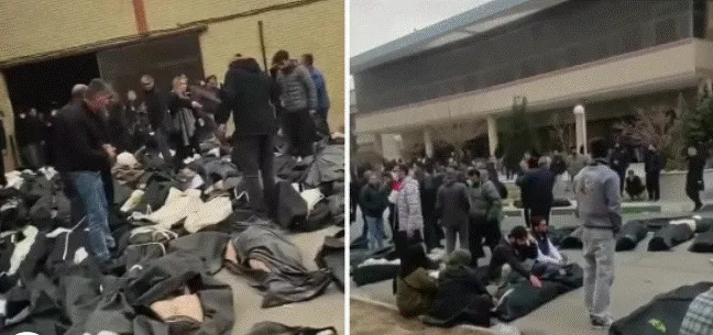Tmerr në Iran/ Qindra të vdekur me thasë të zinj, trupa të grumbulluar në spitale që presin identifikimin e familjarëve