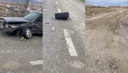 Tre makina të aksidentuara dhe 3 të plagosur në Cërrik